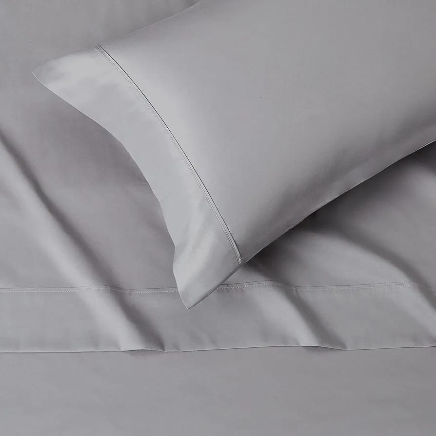 100% Viscose derived from Bamboo, Organically Grown, Buttery Soft, Cooling Sheets, High GSM, Deep Pockets - 4 Piece - 2 Pillowcases 1 Fitted 1 Top Sheet (Forest, Queen)