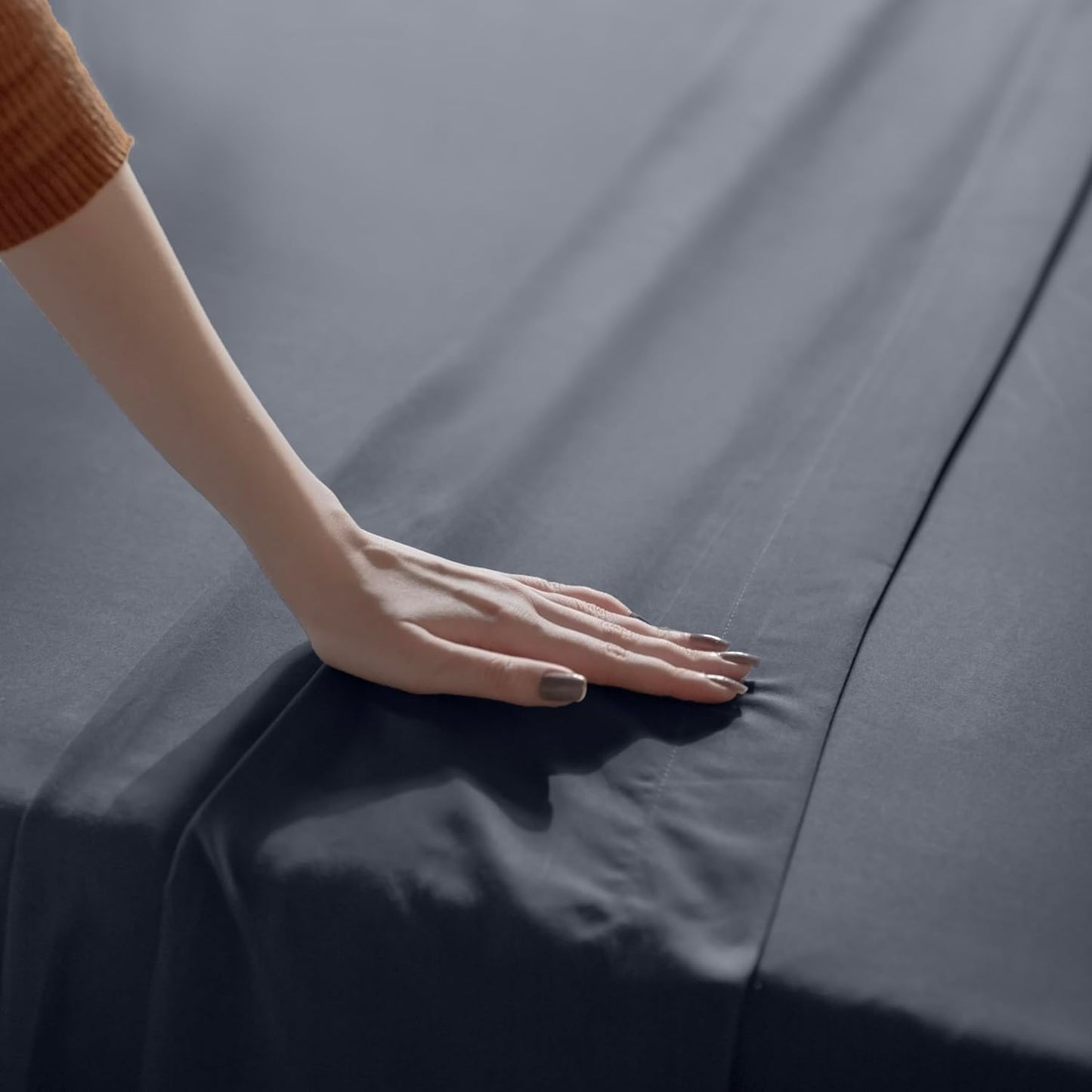 100% Viscose derived from Bamboo, Organically Grown, Buttery Soft, Cooling Sheets, High GSM, Deep Pockets - 4 Piece - 2 Pillowcases 1 Fitted 1 Top Sheet (Forest, Queen)