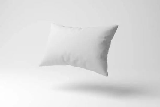 Floating White Pillow in Minimalist